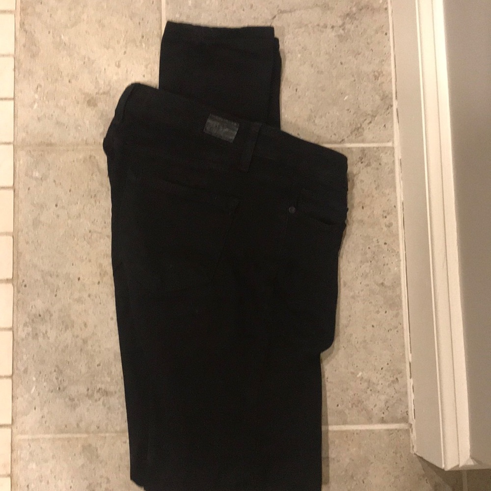 Paige Skyline Skinny Black Jeans